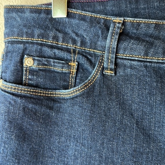 NYDJ Dark Wash High Rise Legging Skinny Jeans Size 16 - Picture 4 of 16